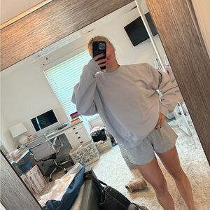 Light blue SET Active crew neck